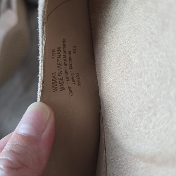 Cole Haan The Go-To Slingback Pump 45 mm Suede Beige Size 10B Defect Mild Scuffs - Picture 12 of 12